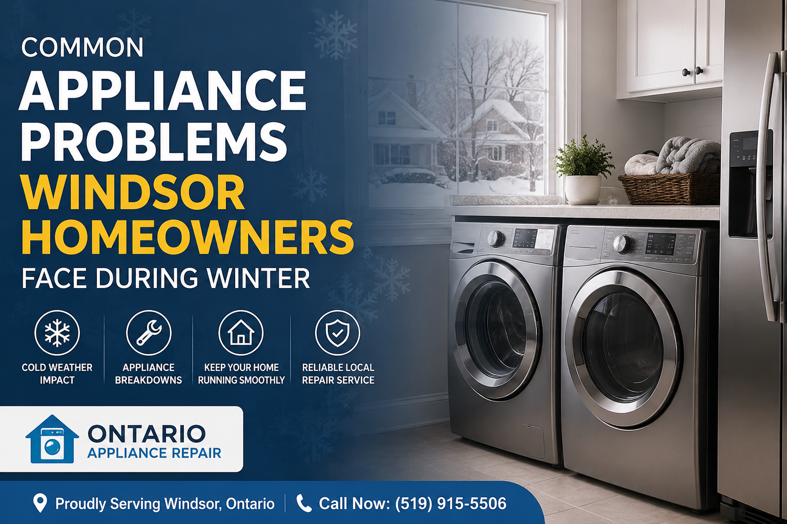 You are currently viewing Common Appliance Problems Windsor Homeowners Face During Winter